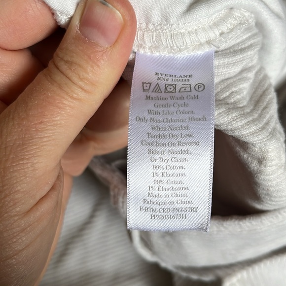 Everlane EUC off white corduroy pants size 10 - Picture 5 of 5